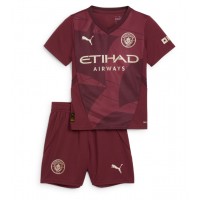 Dětský fotbalový dres Manchester City Phil Foden #47 2024-25 Třetí Krátký Rukáv (+ trenýrky)